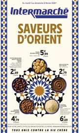 Catalogue Intermarché Express à Villefranche-sur-Mer cette semaine, valable du 03/02/2026 au 22/02/2026 Prospectus Intermarché Express à Villefranche-sur-Mer, "SAVEURS D'ORIENT", 8 pages de promos valables du 03/02/2026 au 22/02/2026