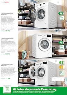 Waschmaschine im aktuellen EP: Prospekt (Albstadt) Waschmaschine im EP: Prospekt "Deutschland vertraut Bosch." mit 12 Seiten (Albstadt)