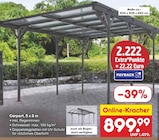 Netto Marken-Discount Rangendingen - Carport, 5 x 3 m Angebot im Prospekt Carport, 5 x 3 m bei Netto Marken-Discount im Rangendingen Prospekt für 899,99 €