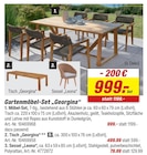 Gartenmöbel-Set Georgina Angebote bei toom Baumarkt Löhne für 79,99 €