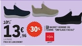 Basket homme ou femme "enfilage facile" - TISSAIA en promo chez E.Leclerc Boulogne-Billancourt à 13,96 €
