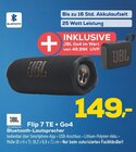 Flip 7 TE + Go4 im Angebot bei EURONICS in Coesfeld Flip 7 TE + Go4 Angebote von JBL bei EURONICS Coesfeld für 149,00 €