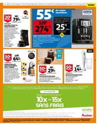 Prix et réduction Senseo dans le prospectus Auchan Hypermarché en cours Offre Senseo dans le catalogue Auchan Hypermarché du moment à la page 3