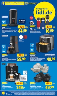 Senseo im aktuellen Lidl Prospekt (Oldenburg) Senseo im Lidl Prospekt "LIDL LOHNT SICH" mit 69 Seiten (Oldenburg)