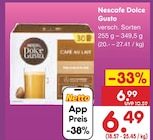 Cafe au lait Angebote von Nescafe Dolce Gusto bei Netto Marken-Discount Ulm für 6,49 €