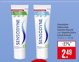 Marktkauf Hohenentringen - Zahncreme Sensitiv Fluorid Angebot im Prospekt Zahncreme Sensitiv Fluorid bei Marktkauf im Hohenentringen Prospekt für 2,49 €