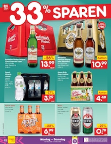 Bier im Netto Marken-Discount Prospekt "Aktuelle Angebote" mit 60 Seiten (Lüneburg)