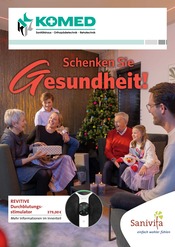 Aktueller KoMed Medical Vertriebs GmbH & Co KG Hauptverwaltung Sanitätshaus Prospekt in Trier und Umgebung, "Schenken Sie Gesundheit!" mit 6 Seiten, 13.11.2024 - 31.01.2025