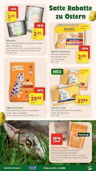 Katzenfutter im Fressnapf Prospekt "Tolle Oster-Angebote" mit 24 Seiten (Neuss)