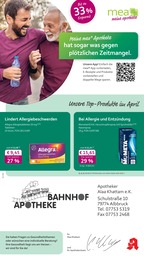 mea - meine apotheke Prospekt für Murg mit 4 Seiten mea - meine apotheke Prospekt für Murg: "Unsere April-Angebote", 4 Seiten, 01.04.2026 - 30.04.2026