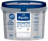 Peinture mur et plafond blanc mat parfait - RIPOLIN en promo chez Weldom Rennes à 59,90 €