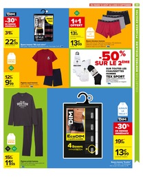 Prix et réduction Boxer Homme dans le prospectus Carrefour en cours Offre Boxer Homme dans le catalogue Carrefour du moment à la page 51