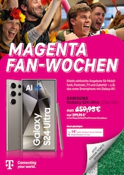 Aktueller Telekom Shop Prospekt mit Smartphone, "MAGENTA FAN-WOCHEN", Seite 1