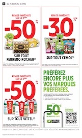 Alimentation Angebote im Prospekt "50% REMBOURSÉS EN BONS D'ACHAT SUR LE RAYON ALIMENTATION ET HYGIÈNE BÉBÉ" von Intermarché auf Seite 10