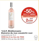 I.G.P. Méditerranée rosé - Domaine du mas ensoleillé en promo chez Monoprix La Testé-de-Buch à 2,99 €