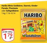Minis Goldbären im Angebot bei GLOBUS in St. Ingbert Minis Goldbären Angebote von Haribo bei GLOBUS St. Ingbert für 1,79 €