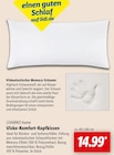 Visko-Komfort-Kopfkissen von LIVARNO home für 14,99 € bei Lidl im Angebot Visko-Komfort-Kopfkissen von LIVARNO home im aktuellen Lidl Prospekt