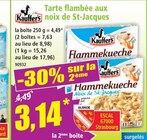 Tarte flambée aux noix de St-Jacques - KAUFFER'S dans le catalogue Norma