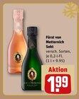 Sekt im Angebot bei REWE in Jena Sekt Angebote von Fürst von Metternich bei REWE Jena für 1,99 €