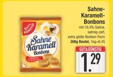 Sahne im EDEKA Prospekt Sahne-Karamell-Bonbons von GUT&GÜNSTIG im aktuellen EDEKA Prospekt für 1,29 €