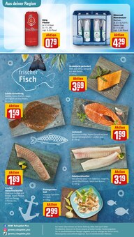 Lachs im aktuellen REWE Prospekt (Duisburg) Lachs im REWE Prospekt "Dein Markt" mit 32 Seiten (Duisburg)