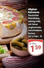 Allgäuer Rahmtorte bei GLOBUS im Prospekt "" für 1,59 €