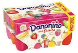 Danonino aux fruits - Danonino en promo chez Super U Danonino aux fruits - Danonino dans le catalogue Super U