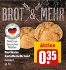 Rustikales Kartoffelbrötchen von Brot & Mehr im aktuellen REWE Prospekt für 0,35 €