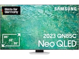 Aktuelles GQ65QN85CAT QLED TV (Flat, 65 Zoll / 163 cm, UHD 4K, SMART TV, Tizen) Angebot bei MediaMarkt Saturn in Karlsruhe ab 1.415,08 €