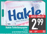 Hakle im EDEKA Prospekt Hakle Toilettenpapier von Hakle im aktuellen EDEKA Prospekt für 2,99 €