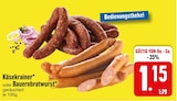 Käsekrainer oder Bauernbratwurst Angebote bei EDEKA Ingolstadt für 1,15 €