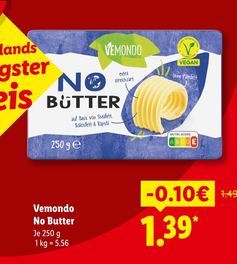 No Butter