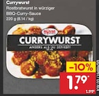 Currywurst von  im aktuellen Netto Marken-Discount Prospekt für 1,79 €