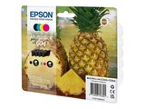 Epson 604 Ananas - pack de 4 - noir, jaune, cyan, magenta - cartouche d'encre originale - Epson en promo chez Bureau Vallée Epson 604 Ananas - pack de 4 - noir, jaune, cyan, magenta - cartouche d'encre originale - Epson dans le catalogue Bureau Vallée