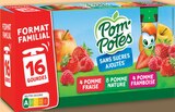 Compotes Sans Sucres Ajoutés Pomme, Pomme Fraise, Pomme Framboise - POM'POTES à 3,49 € dans le catalogue Netto