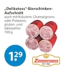 Aufschnitt im V-Markt Prospekt Delikatess-Bierschinken-Aufschnitt von Zimmermann im aktuellen V-Markt Prospekt für 1,29 €