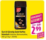 Aktuelles Gold Kaffee klassisch Angebot bei E center in Schwäbisch Gmünd ab 2,99 €