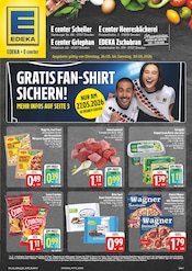 Aktueller E center Prospekt mit Fleisch, "Wir lieben Lebensmittel!", Seite 1