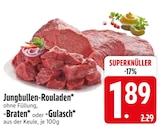 Aktuelles Jungbullen-Rouladen Angebot bei EDEKA in Regensburg ab 1,89 €