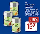 Bio-Gewürz-spezialität von BIO im aktuellen ALDI SÜD Prospekt für 1,59 €