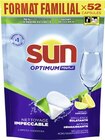 Capsules lave-vaisselle Optimum tout en 1* - SUN en promo chez Casino Supermarchés Liévin à 7,99 €