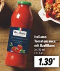 Lidl - Tomatensauce mit Basilikum Angebot im Prospekt Tomatensauce mit Basilikum bei Lidl im Prospekt "LIDL LOHNT SICH" für 1,39 €