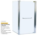 Pare-baignoire 2 volets - Ondee - Brico Cash à Perpignan Pare-baignoire 2 volets - Ondee en promo chez Brico Cash Perpignan