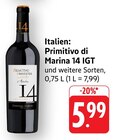 Primitivo di Marina 14 IGT Angebote von Contessa Marina bei EDEKA Bad Homburg für 5,99 €