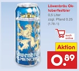 Oktoberfestbier im Angebot bei Netto Marken-Discount in Witzenhausen Oktoberfestbier Angebote von Löwenbräu bei Netto Marken-Discount Witzenhausen für 0,89 €