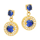Boucles d'oreilles en acier doré et oxydes de zirconium à E.Leclerc dans Garches Boucles d'oreilles en acier doré et oxydes de zirconium à E.Leclerc dans Garches