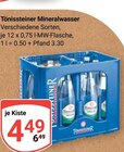 GLOBUS Montabaur - Tönissteiner Mineralwasser Angebot im Prospekt Tönissteiner Mineralwasser bei GLOBUS im Montabaur Prospekt für 4,49 €