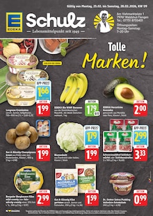 Aktueller EDEKA Prospekt "Aktuelle Angebote" für Waldshut-Tiengen Aktueller EDEKA Prospekt für Waldshut-Tiengen mit Seiten
