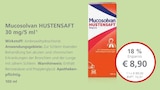 HUSTENSAFT 30 mg/5 ml im aktuellen Prospekt bei LINDA Premiumapotheke in Clausthal-Zellerfeld