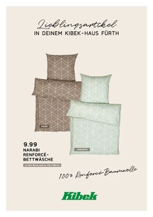 Bettwäsche im aktuellen Kibek Prospekt (Erlangen) Bettwäsche im Kibek Prospekt "DEIN KIBEK-HAUS FÜRTH " mit 37 Seiten (Erlangen)